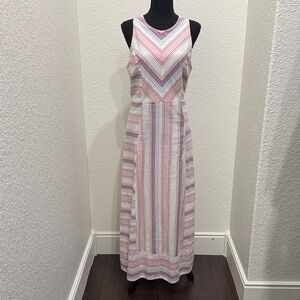 Japna Multicolor Striped Maxi Dress